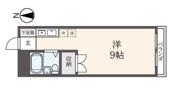 メゾン宝来の間取り
