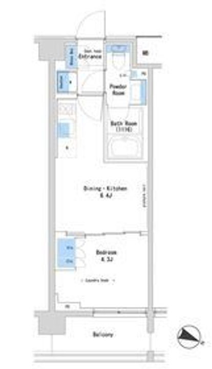東京都杉並区和田1(マンション)の賃貸物件の間取り