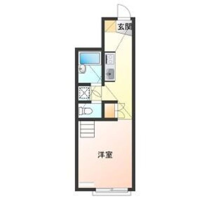 栃木県宇都宮市清原台2(アパート)の賃貸物件の間取り