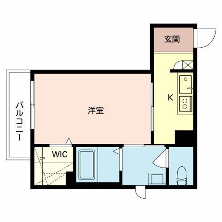 京都府福知山市字天田(アパート)の賃貸物件の間取り