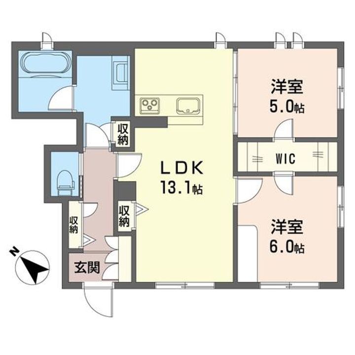 ディーブリーズの間取り