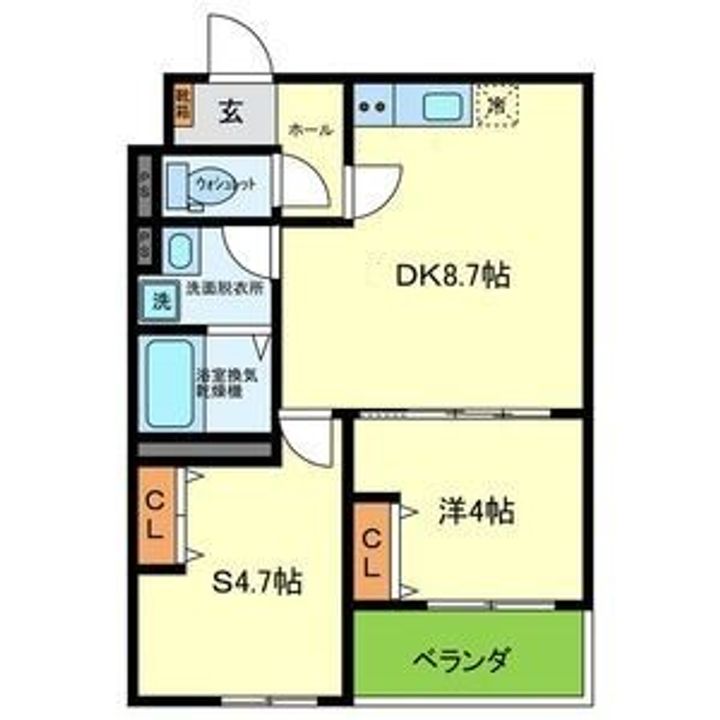 D porta mildの間取り