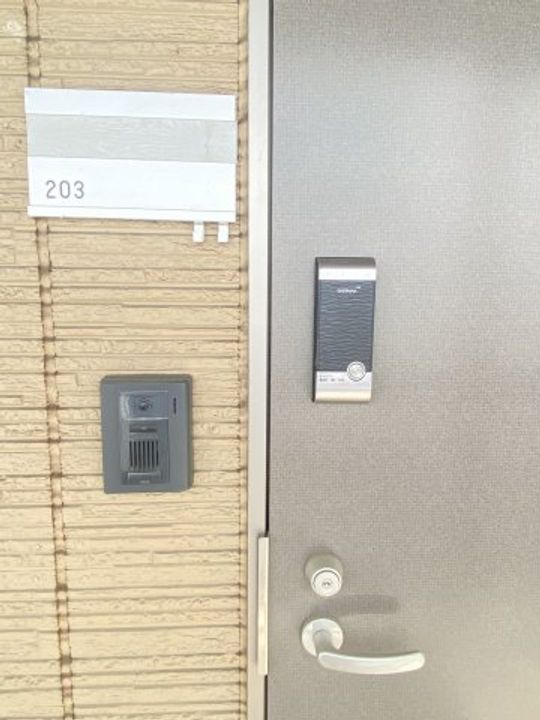 フィオレンテ東新城の玄関