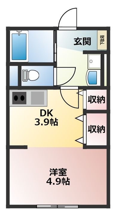 フィオレンテ東新城の間取り