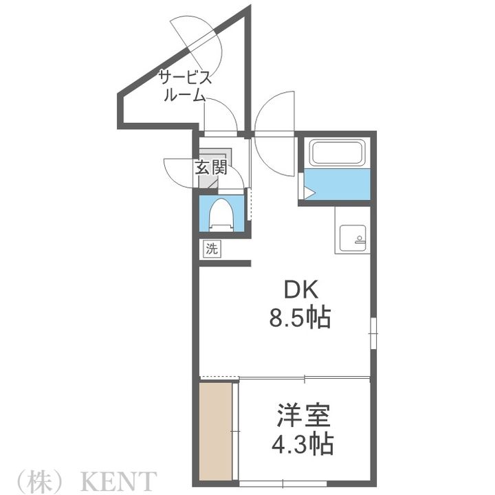 ポデュームコトニの間取り