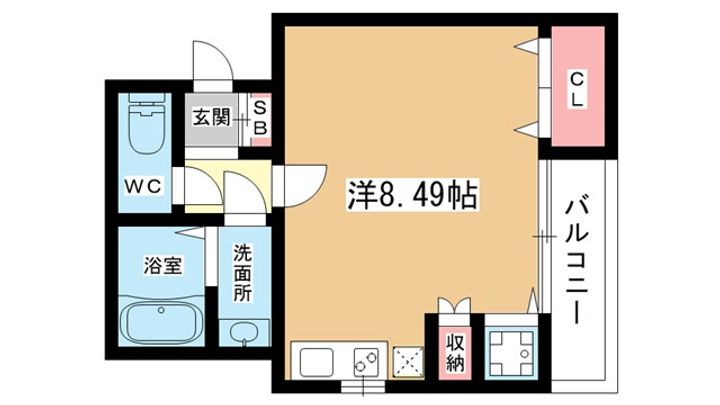 大阪府豊中市本町3(アパート)の賃貸物件の間取り