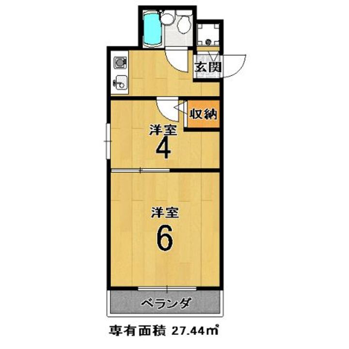 フレーヴァー深草の間取り