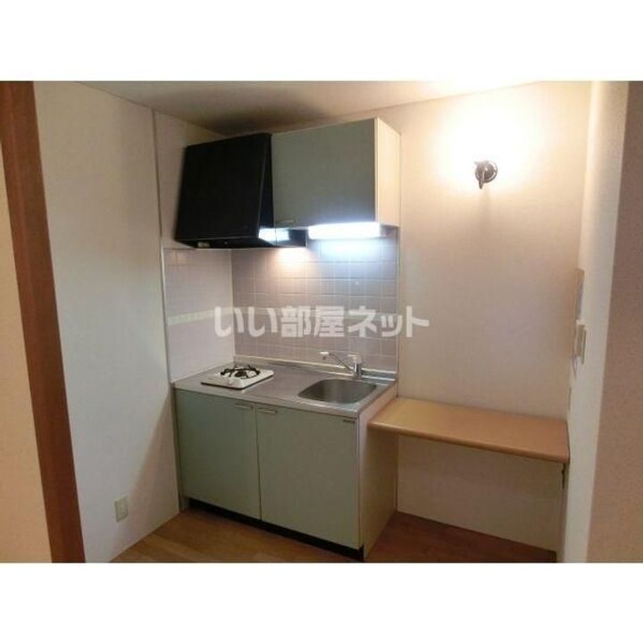 大阪府堺市東区日置荘西町2(マンション)の賃貸物件のキッチン
