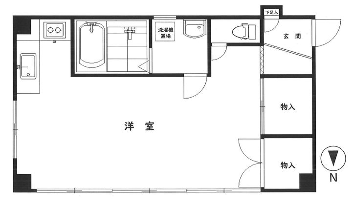 東京都文京区本郷2(マンション)の賃貸物件の間取り