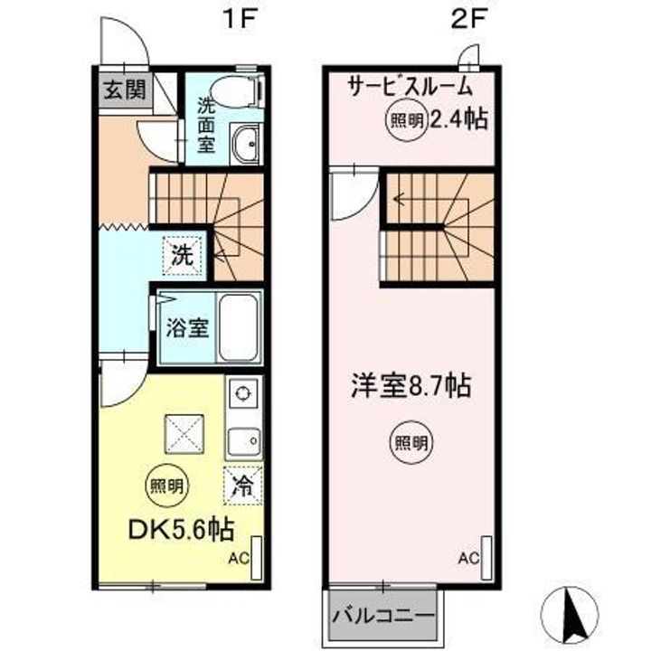 香川県高松市春日町(一戸建)の賃貸物件の間取り