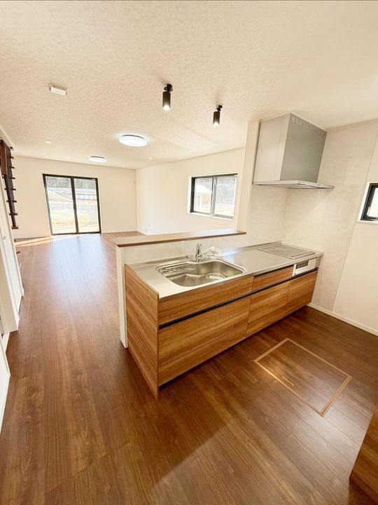 千葉県東金市八坂台5(一戸建)の賃貸物件のキッチン