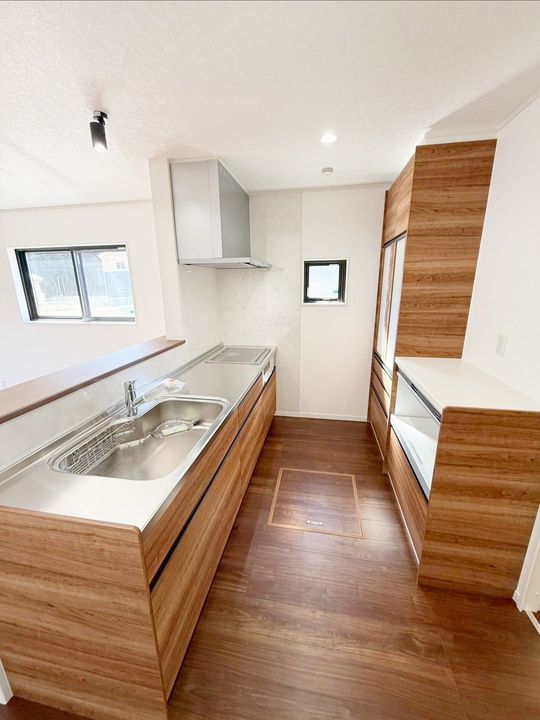 千葉県東金市八坂台5(一戸建)の賃貸物件のキッチン