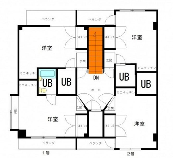 宮田ビルの間取り