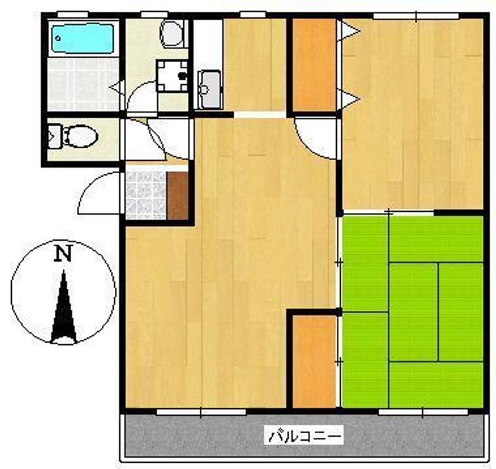 アヴェニーダパレスAの間取り