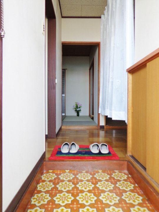 ちづる荘の玄関