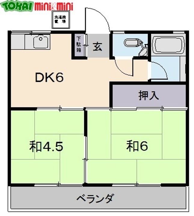 ちづる荘の間取り
