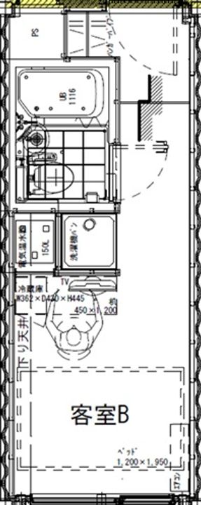Trail inn SOMA72の間取り
