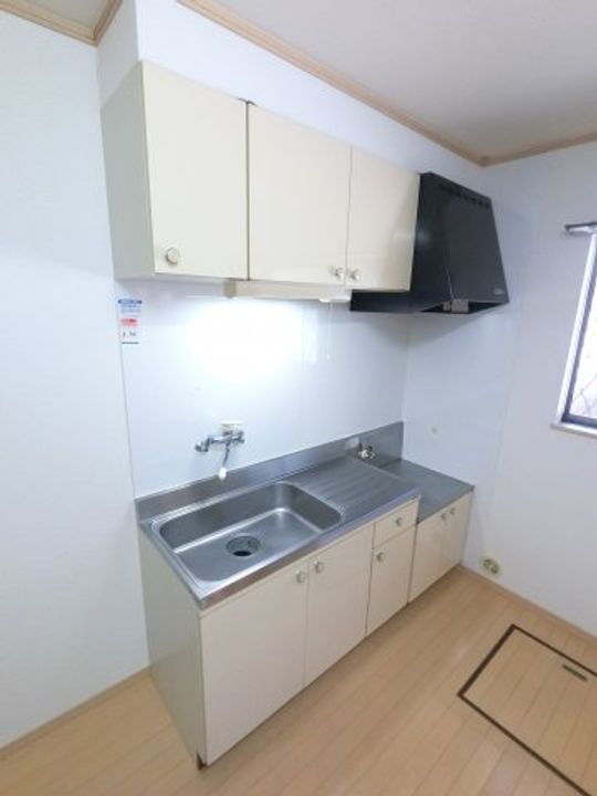 千葉県東金市北之幸谷(アパート)の賃貸物件のキッチン