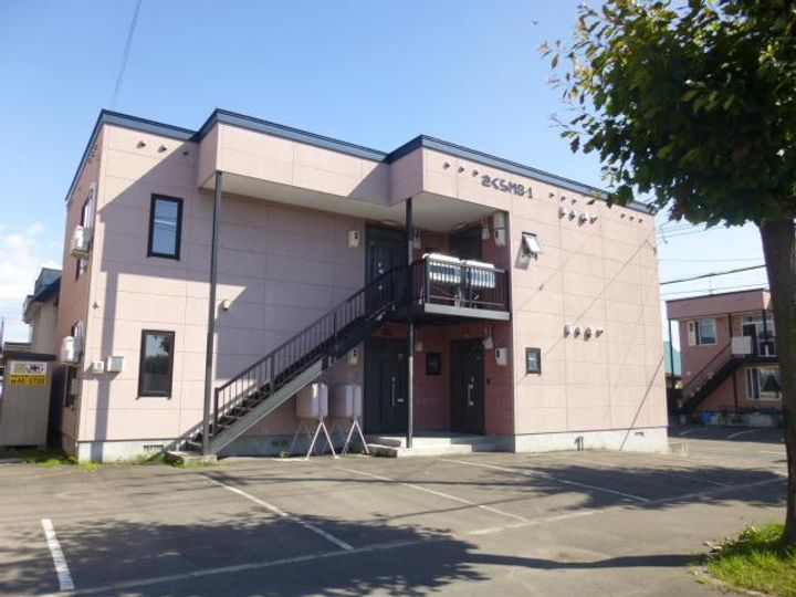 北海道旭川市末広四条5の賃貸アパートの外観