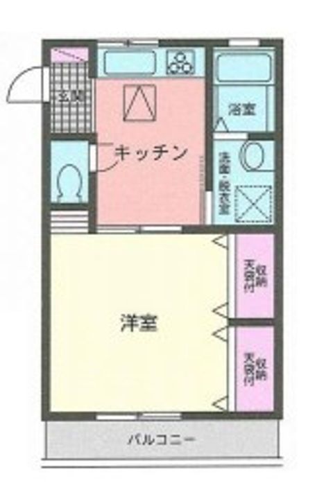 神奈川県平塚市西真土3(アパート)の賃貸物件の間取り