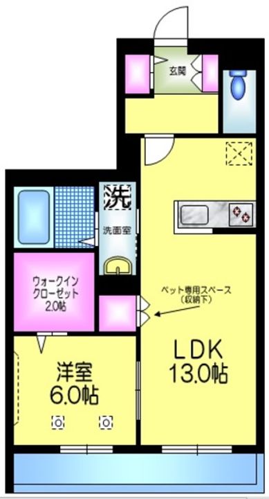 メゾン シュシュの間取り