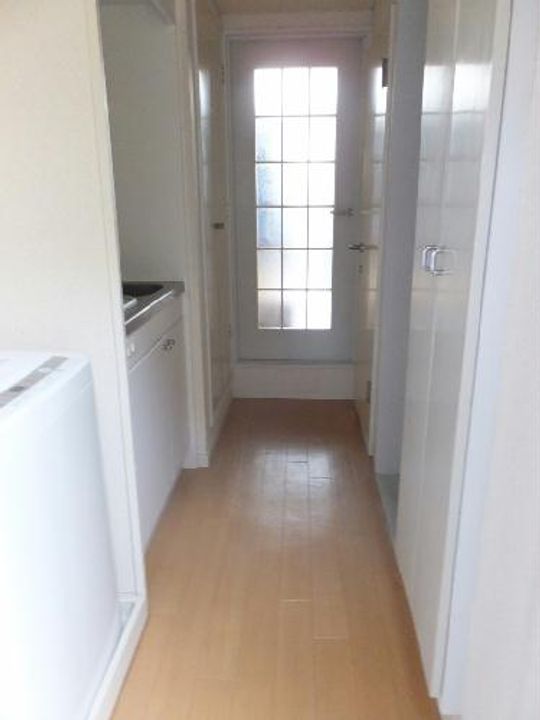 レオパレス伊勢崎第2の玄関