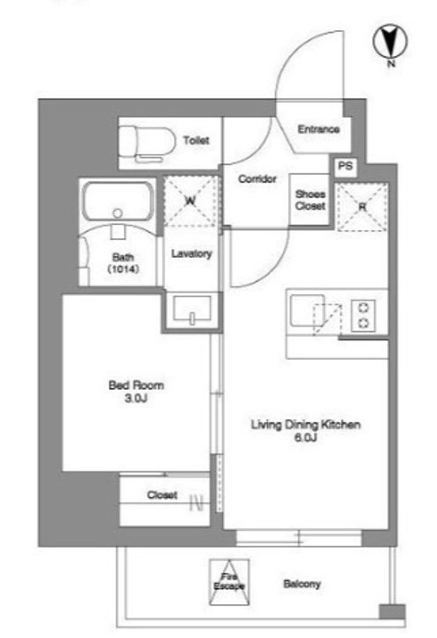 SYFORME OJI(シーフォルム王子)の間取り