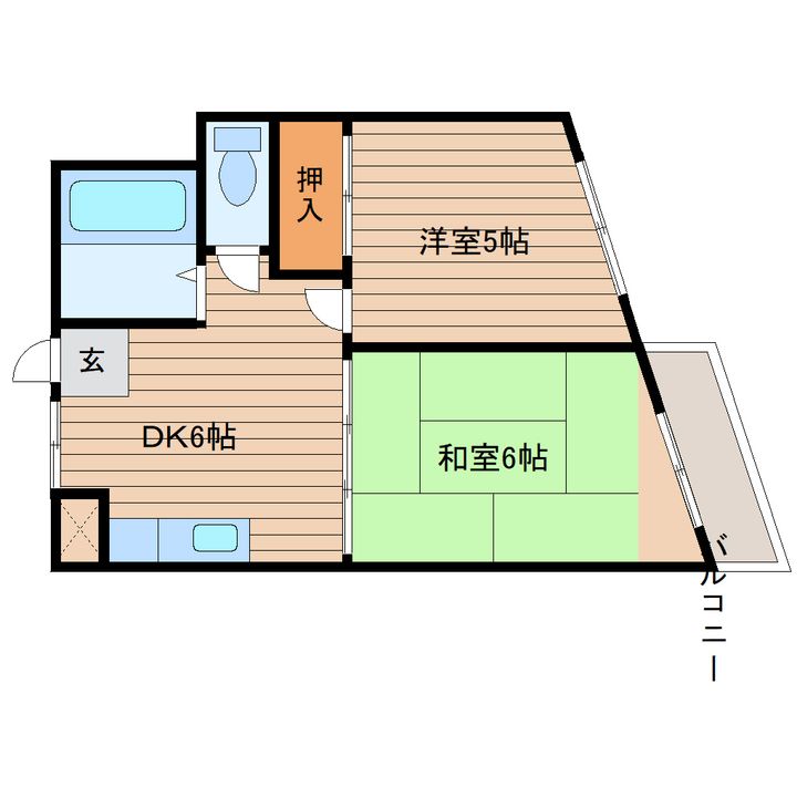 ロイヤルヒルズオガタの間取り