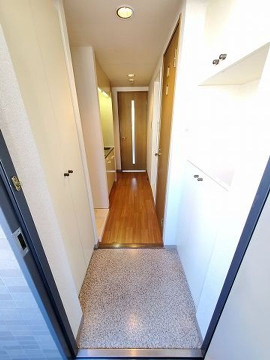 ドミール京橋の玄関