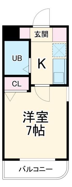 コンセール白子の間取り