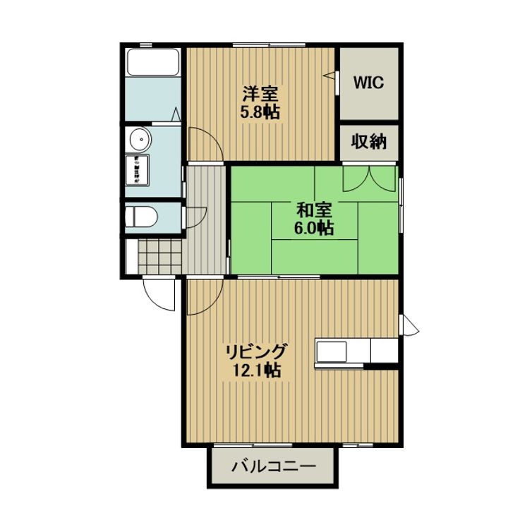 フォーレス長坂の間取り