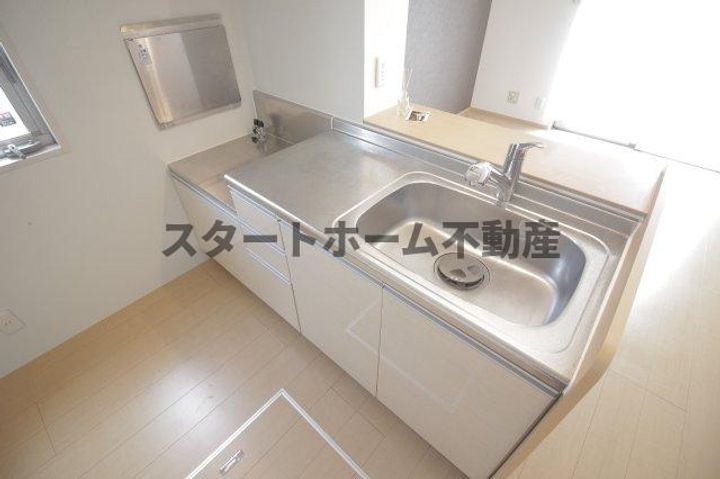 徳島県徳島市南庄町5(アパート)の賃貸物件のキッチン