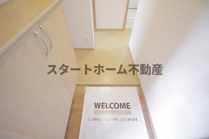 徳島県徳島市南庄町5(アパート)の賃貸物件の玄関