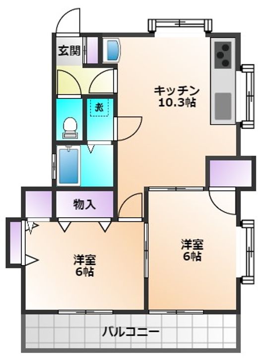 それいゆ一ツ橋壱番館の間取り