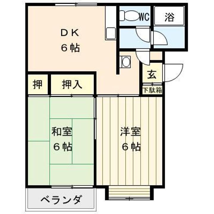 ピノキオA棟の間取り