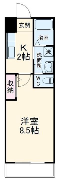 ウィルコート初南の間取り