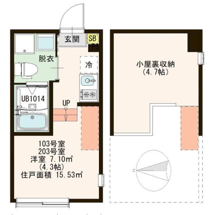 アリビオ南花畑の間取り