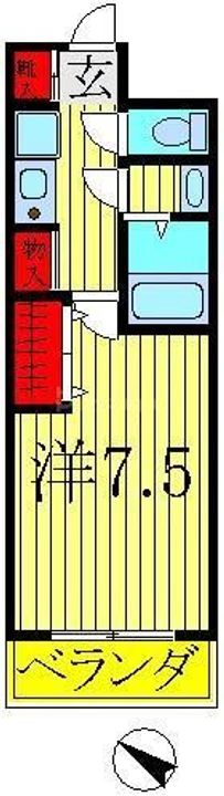 カレッジスクエア柏の間取り