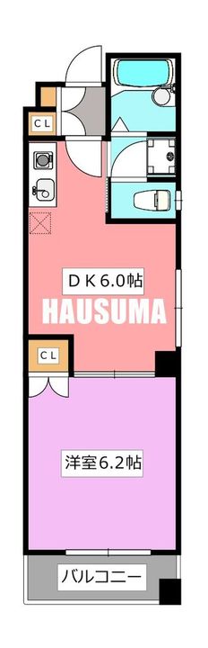 東京都豊島区北大塚2(マンション)の賃貸物件の間取り