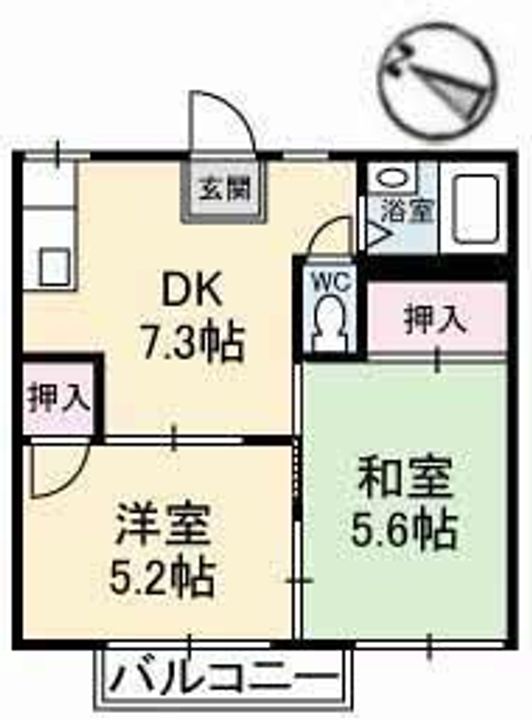 ハイツ丸山の間取り