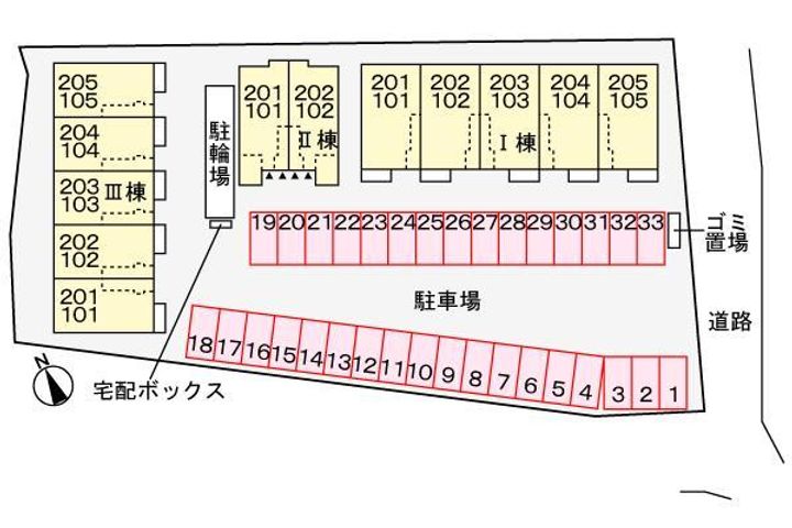 ハリーズコートAの地図
