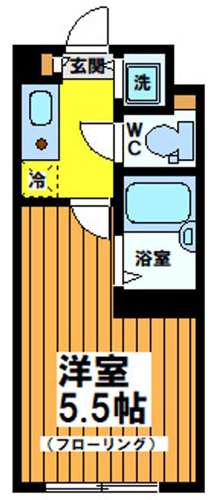 ガーディアン初台の間取り