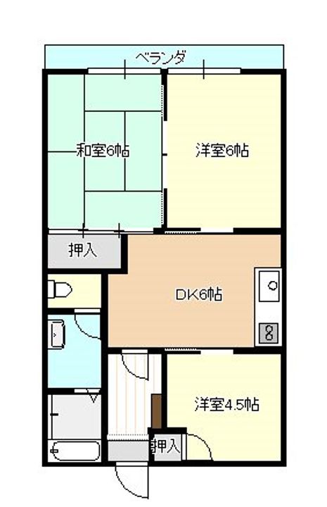 ハイツブルーメの間取り