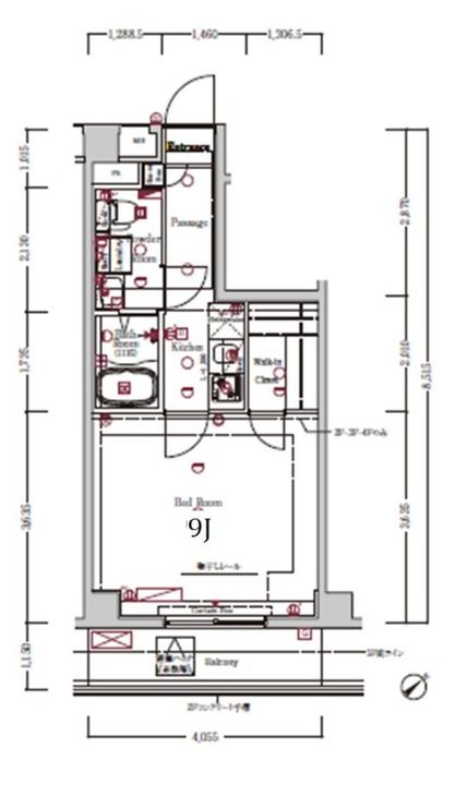 東京都大田区東六郷1(マンション)の賃貸物件の間取り