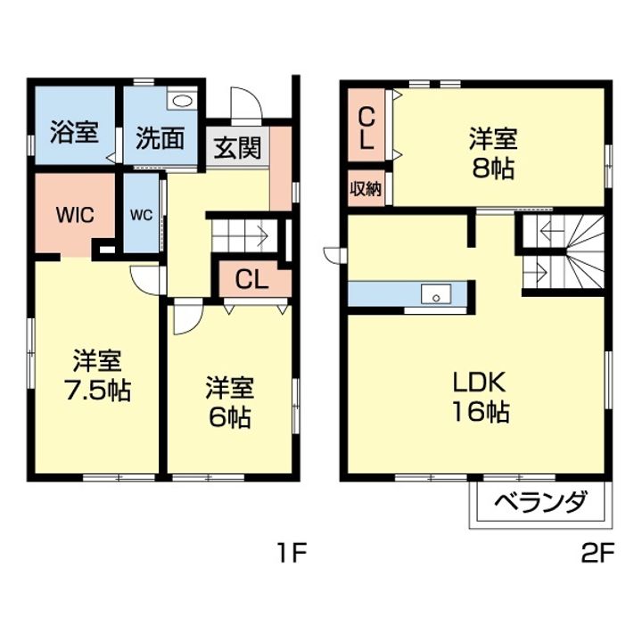 静岡県藤枝市青葉町4(一戸建)の賃貸物件の間取り