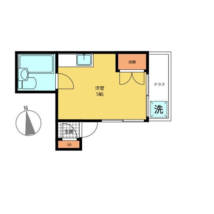 戸谷コーポの間取り