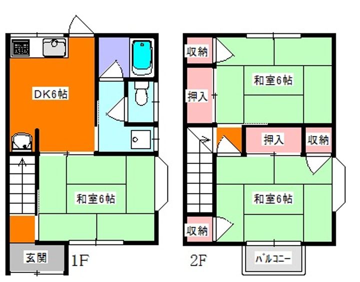 宮城県宮城郡七ヶ浜町境山2(一戸建)の賃貸物件の間取り