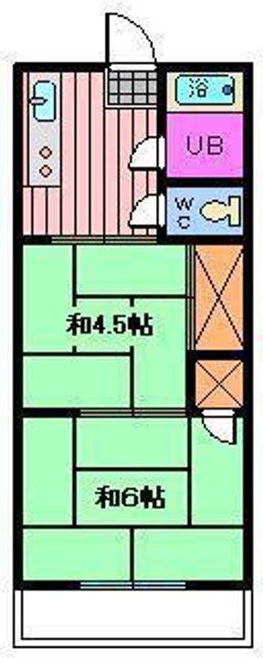 埼玉県さいたま市浦和区領家7(マンション)の賃貸物件の間取り