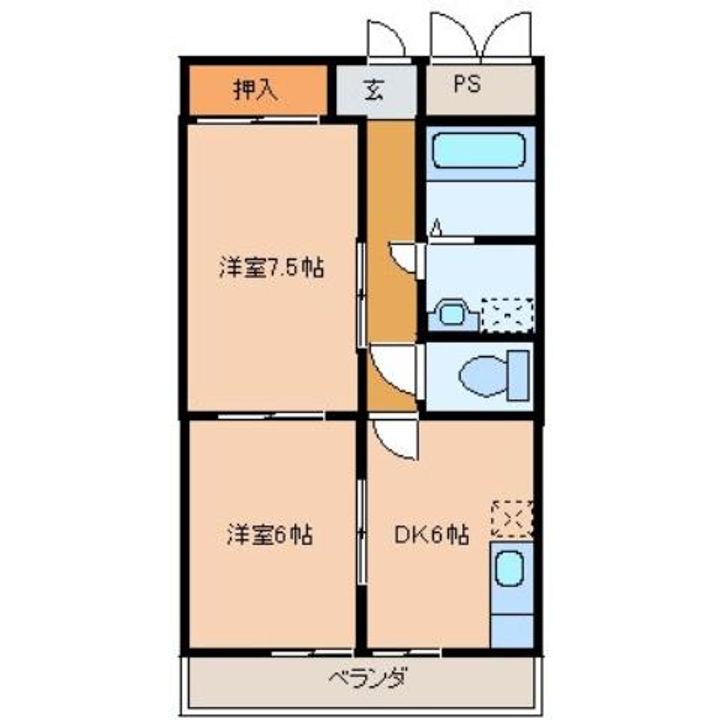 豊川グリーンハイツIIIの間取り