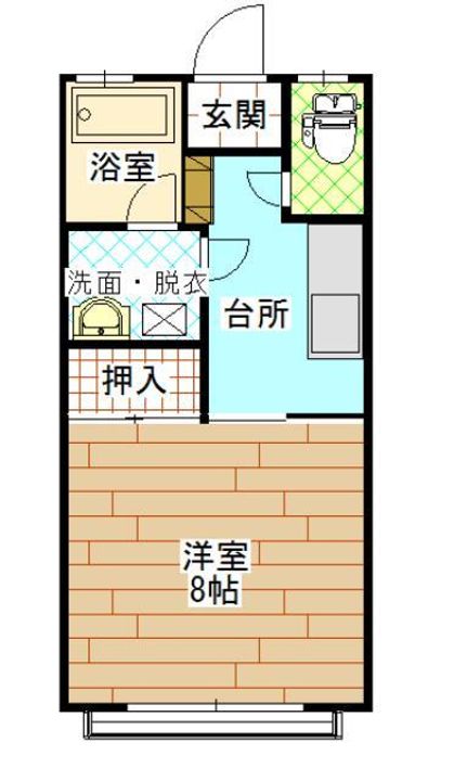 ホープハイツA棟の間取り
